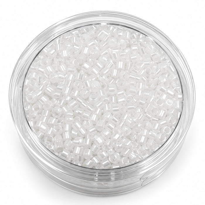 1.6mm Delica white pearl 5g