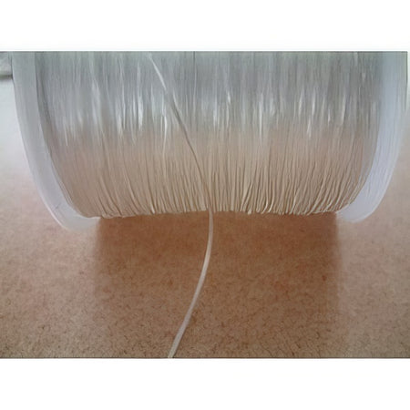Gummifaden weiss 0.8mm 10 m