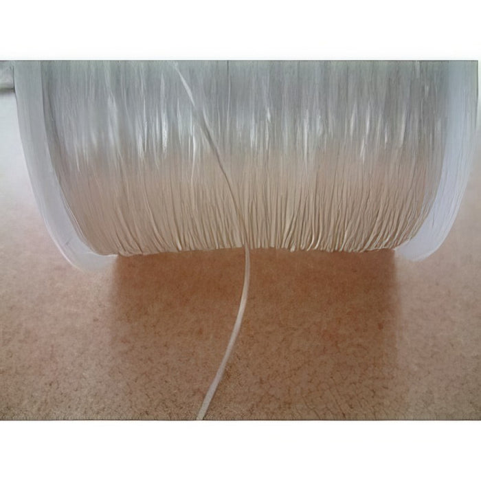 Gummifaden weiss 0.8mm 10 m