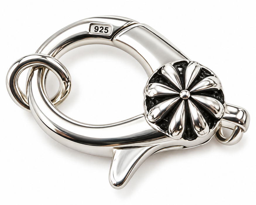 Lobster clasp Murini large 925 20x15mm 1 pc.
