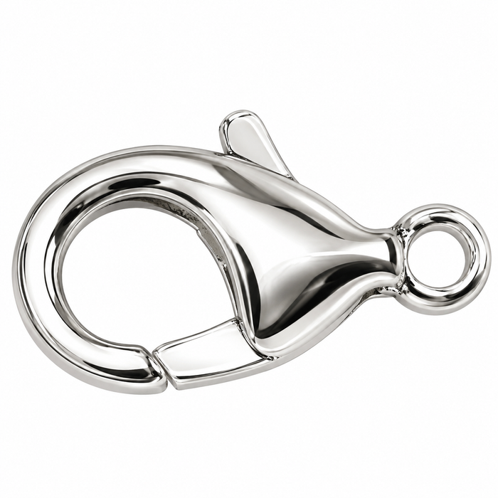 XXL carabiner 15 mm silver 50 pieces