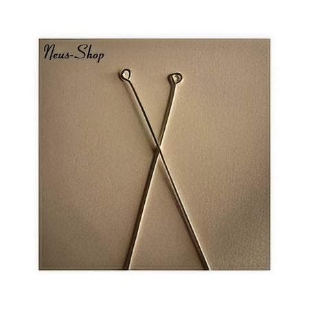 Kettenstift 925 Sterling Silver 50mm 2 Stück