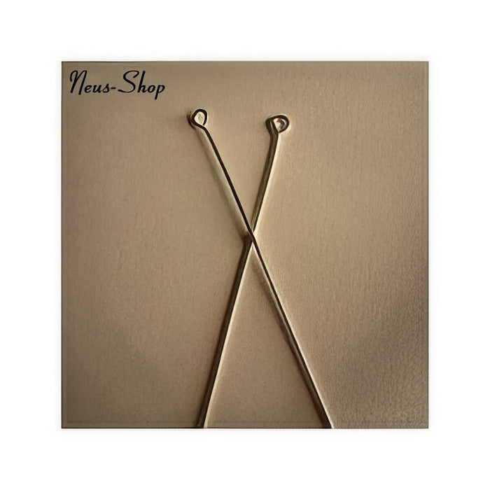Kettenstift 925 Sterling Silver extra lang 90mm 2 Stück