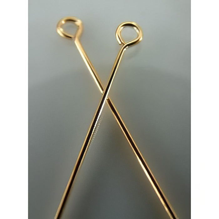 Kettenstift Edelstahl goldfarben 0.6mm x 50mm 10 Stück