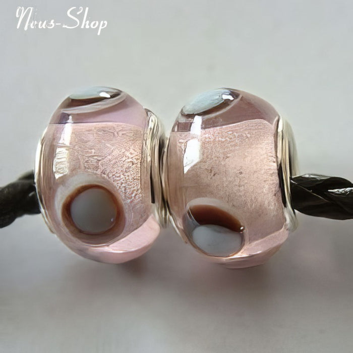 Easy style Perle Punkt rosa 1 Stück
