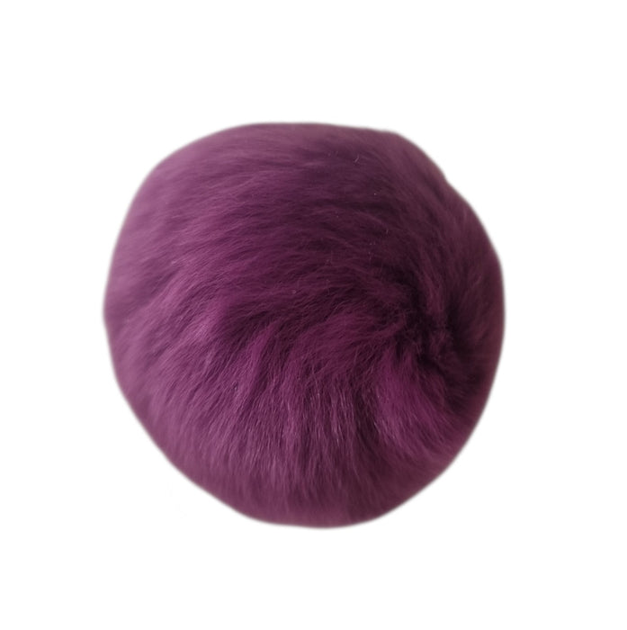 Anhänger Pompon echt Fell diverse Farben 6cm 1 Stück