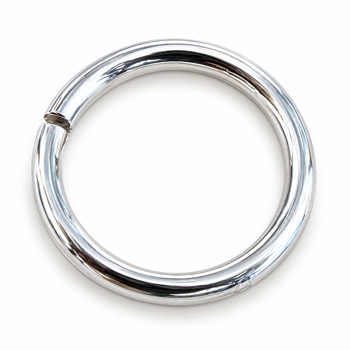 Anello 12x1,2 mm aperto argento 925 1 pezzo