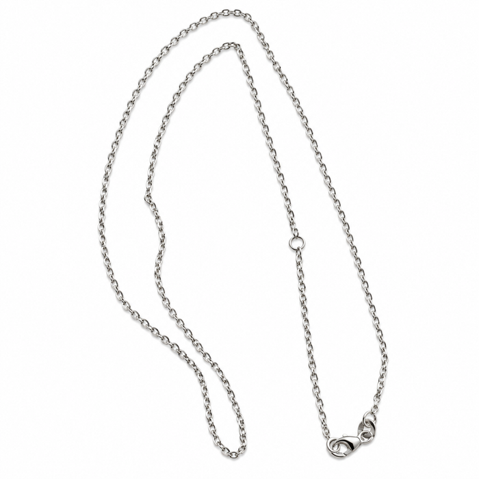 Anchor chain link necklace, 925 sterling silver, approx. 60-65cm