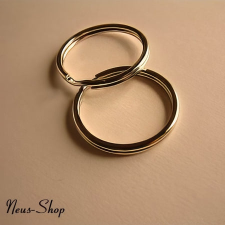 Spaltring 8mm 925 sterling silver 10 Stück