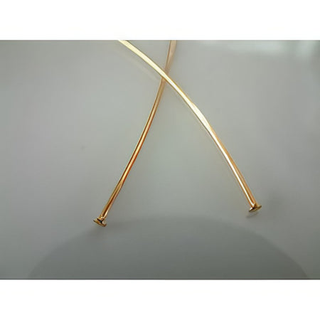 Stift mit Kopf goldfarben 75mm 10 Stück