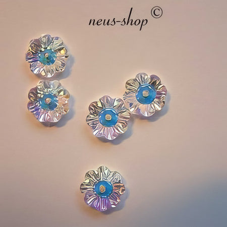 Swarovski Margeritten 8mm klar AB 6 Stück