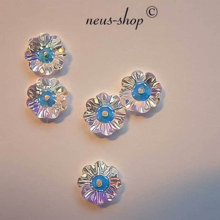 Swarovski Margeritten 8mm klar AB 6 Stück
