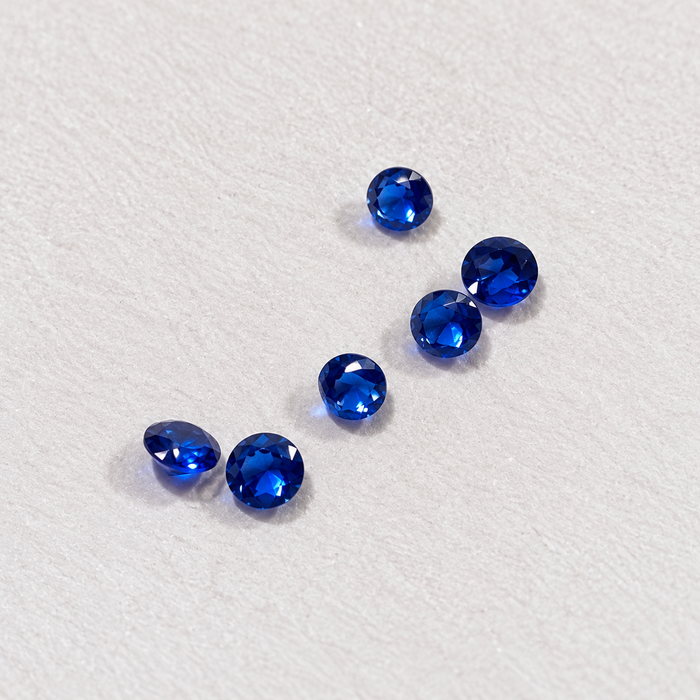 Zirkon Blau 1 mm – farbstabil bis 850 °C – 1 Stück