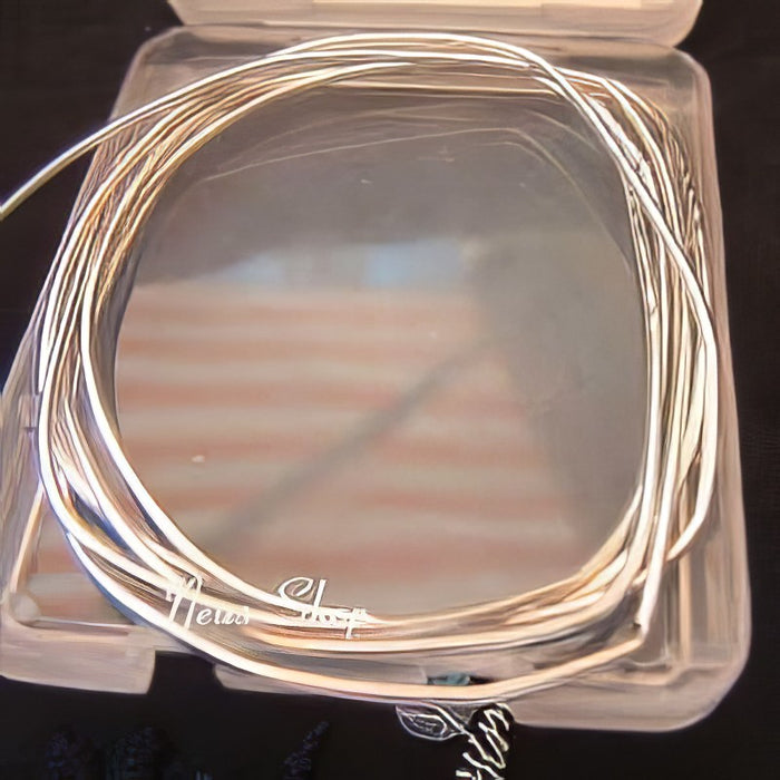 Spiraldraht/Frenchwire versilbert 1.3mm ca. 75cm