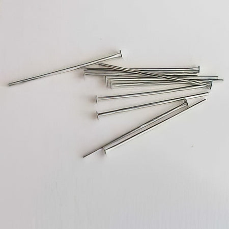 Stift mit Kopf platinfarben 2.4mm 20 Stück
