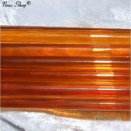 Moretti Glasstäbe transparent topas ca.1m= 3 Stück