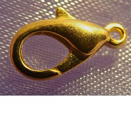 XL Karabiner 12.5 mm gold 50 Stück