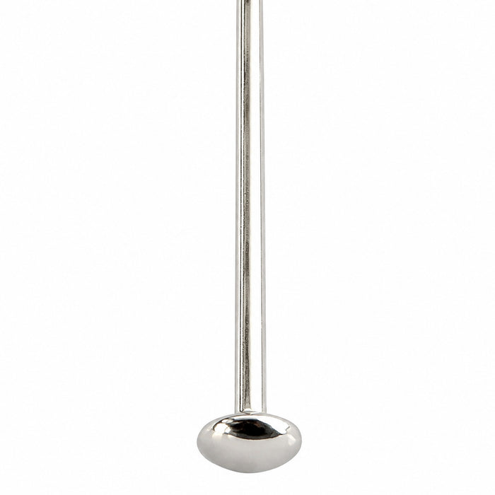 Head pin sterling silver 38mm/0.64mm 10 pieces