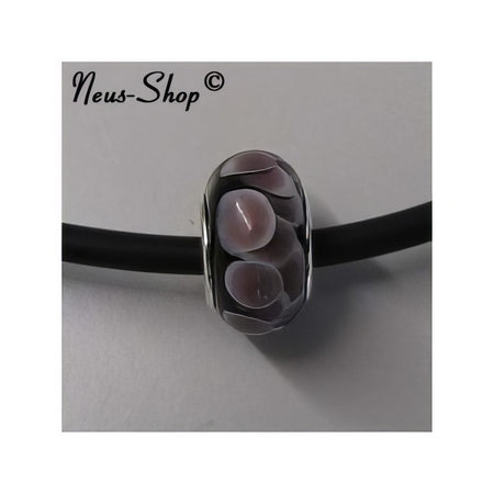Easy style Perle bubble lila grosses Loch
