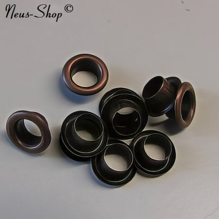 XL Easy-Style Hülsen Kupfer / Ösen 5mm /100 Stück