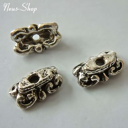 Perlenpkappe herry 12x7mm 10 Stück