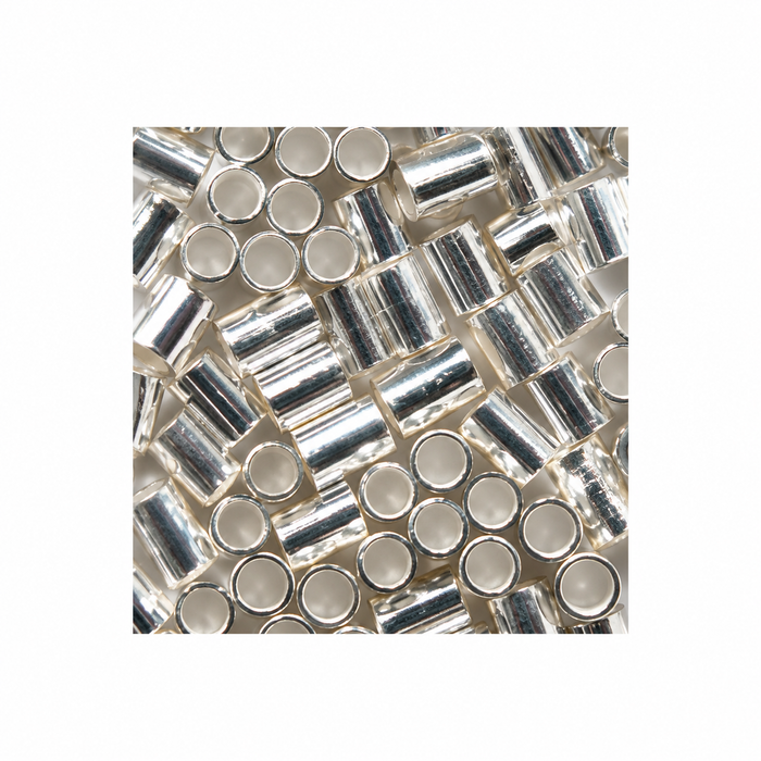 Thick-walled crimp beads 3x2mm 925 10 pieces