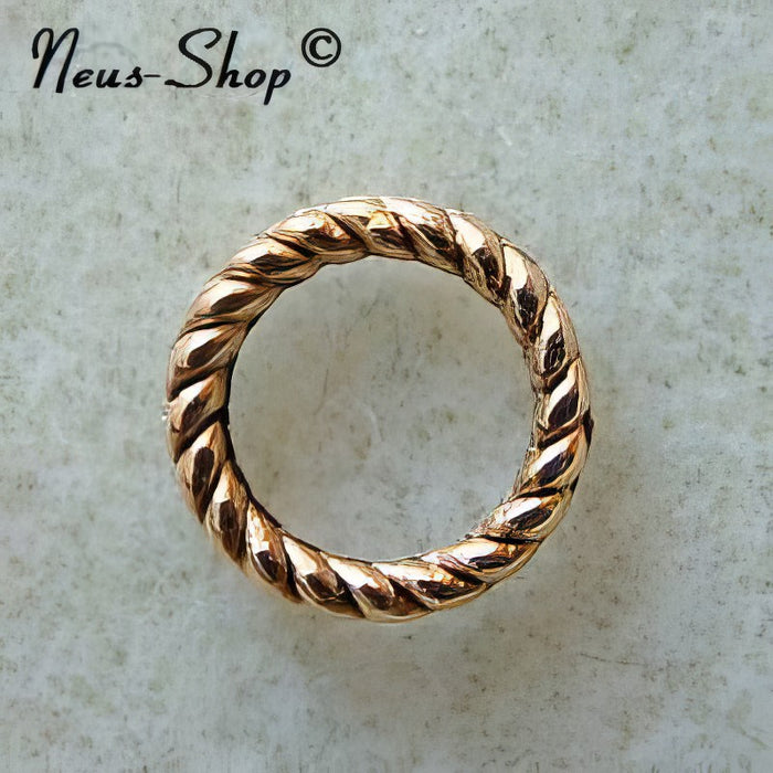 Ringli Twist zu verbinder 7mm gold 10 Stück
