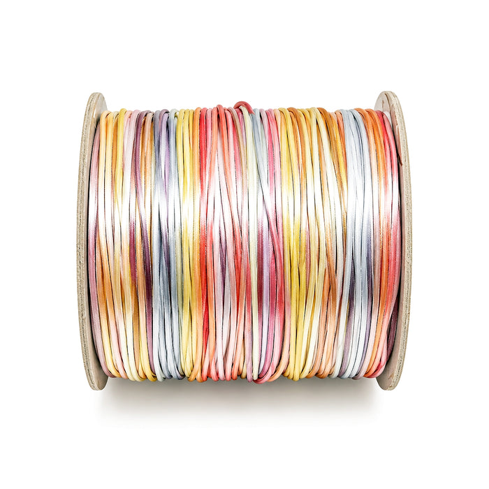 Nastro di raso XL pastello 1mm tondo 1 rotolo/64m
