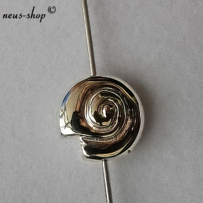 Schnecke versilbert 15x8mm 5 Stück