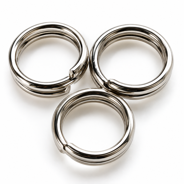 Anneau brisé en acier inoxydable 8 mm, lot de 50