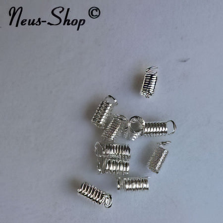 Kord-Ende spirale 6x3mm 10 Stück