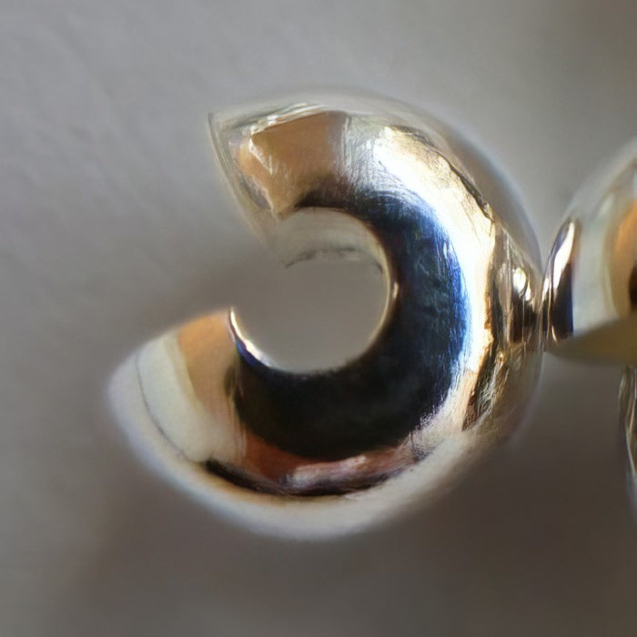 XL Stülpperle 4mm silber 100 Stück