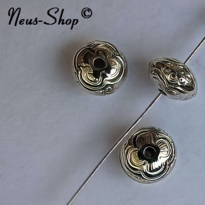 Venezia 10x7mm  PL versilbert 10 Stück