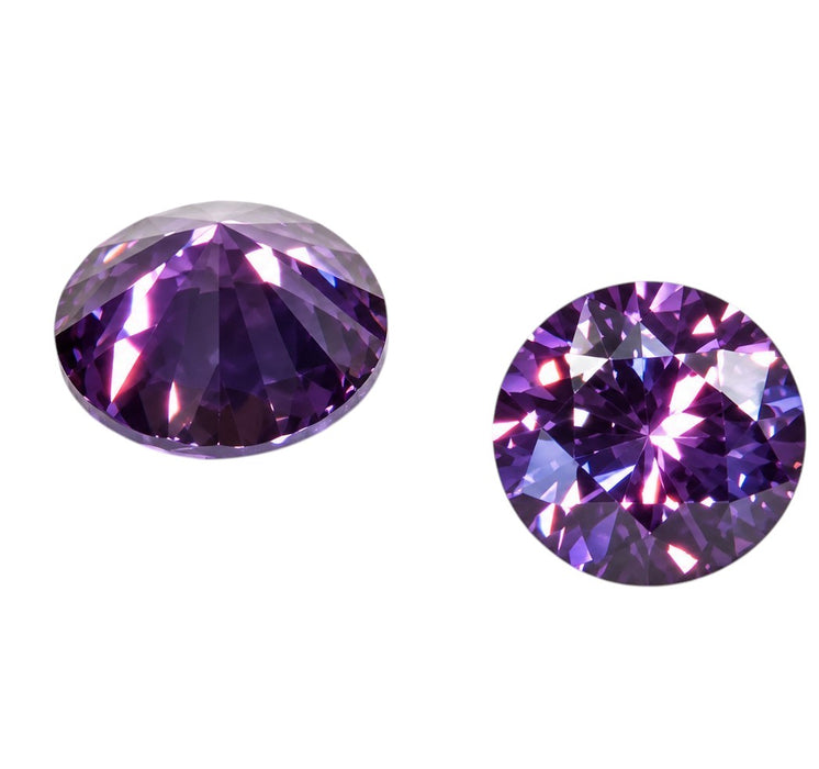 Violet zirconia 2mm, color-stable up to 650°C, 1 pc.
